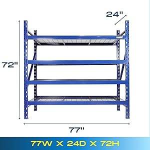 Estanterías de Acero Ajustables de Trabajo Ligero con Panel de Acero <span class=keywords><strong>Sin</strong></span> <span class=keywords><strong>Tornillos</strong></span> para Uso Industrial en Almacenes - Product Image 2