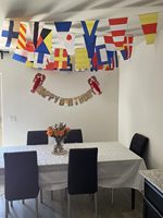 Banderas del Código de Señales Marítimas Internacionales, de Poliéster de Secado Rápido, Ecológicas, Decoraciones Temáticas de Navegación y Barcos para Fiestas