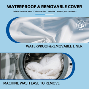 Bộ Nhớ Bọt Bé Nệm Topper Bảo Vệ Cán Túi Mùa Xuân Nệm Cho Nhà Khách Sạn Bệnh Viện Đồ Nội Thất Cho Phòng Ngủ Sử Dụng - Product Image 6