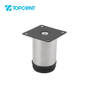 TOPCENT Stainless Steel Furniture Legs Metal Round Adjustable Cabinet <strong>Sofa</strong> <strong>Table</strong> Feet - Product Image 4