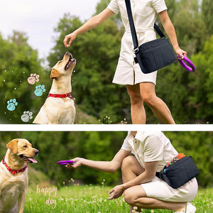 Elegante Borsa <span class=keywords><strong>3</strong></span>-in-1 per Passeggiata con Cani, Marsupio per Cuccioli, Borsa per Addestramento con Tasca per Snack e Fodera Impermeabile Rimovibile - Product Image 6