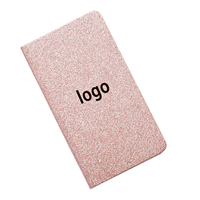 Benutzer definierte Glitter Cover Schulkinder Werbe heft und Stift box Briefpapier Geschenkset