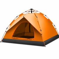 Tente dôme instantanée personnalisée avec logo OEM, pour 2 à 3 personnes, résistante à l'eau, abri de camping automatique avec sac de transport