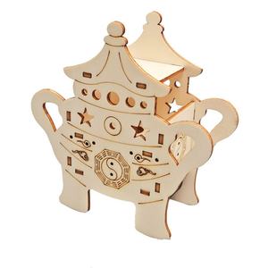 OKYN-G6530 Kit de Modelo de Juguete de Refinación de Pólvora de Madera para Educación STEM - Product Image 1