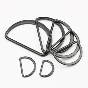 Wholesale Zinc Alloy D Buckle Quality Ring Iron 20mm-50mm Buckle Leather Accessories Belt Zinc Alloy D Buckle