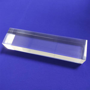 Custom chiaro blocco acrilico rettangolo acrilico gioielli Display blocco Riser - Product Image 1