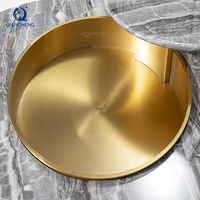 Mesa de Centro Giratoria de Mármol para Proyectos Hoteleros, Proveedor y Fabricante, Venta Especial, Muebles de Sala de Estar, Mesa de Centro de Metal de Lujo