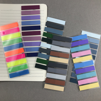 Notes autocollantes PET colorées personnalisées pour marqueurs de page onglets de drapeau de flèche auto-adhésifs signets et onglets d'index