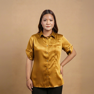 เสื้อเชิ้ตผู้หญิงทรงสวยทันสมัย ผ้าเนื้อนุ่ม ใส่ได้ทั้งลำลอง ทำงาน และโอกาสทางการ ซื้อโดยตรงจากผู้ผลิต - Product Image 1