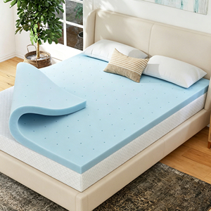 <span class=keywords><strong>Surmatelas</strong></span> en mousse à mémoire de forme Queen de <span class=keywords><strong>2</strong></span> pouces, avec gel rafraîchissant et coussin anti-pression, livré en boîte, essentiels pour les dortoirs - Product Image 1