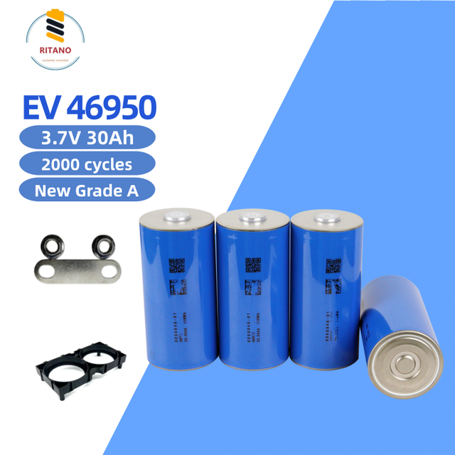 New Arrival 46950 EV 3.7v 32Ah NCM Batteries 30ah 32ah Cylindrical NMC Rechargeable for Electric Motorcycle