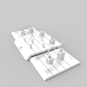 Biểu tượng tùy chỉnh đồng hồ hiển thị bán lẻ MDF Acrylic bảng đồng hồ hiển thị đứng Đồng hồ chủ hiển thị - Product Image 5