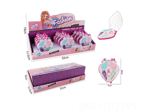Ensemble de bijoux de beauté pour enfant fille, ensemble de <span class=keywords><strong>maquillage</strong></span> en forme de coquille, couronne, fleur, fraise, <span class=keywords><strong>papillon</strong></span> - Product Image 5
