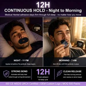 Anthrive - Muestra Gratuita de Parches Bucales Hipoalergénicos para Dormir, Paquete de 30 Unidades, para Mejorar la Calidad del Sueño y Detener los Ronquidos - Product Image 3