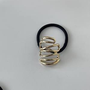 <span class=keywords><strong>Bandeau</strong></span> de cheveux asymétrique pour femmes européennes américaines simples et élégantes Accessoires de corde à cheveux polyvalents <span class=keywords><strong>Bandeau</strong></span> en caoutchouc élégant - Product Image 6