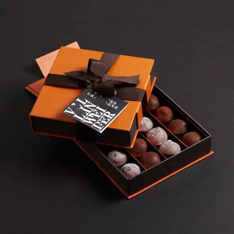 Op Maat Gemaakte Kerstpapier Cajas Para Chocolaatjes Boite De Chocolat Chocoladedoos Voor Candybar Verpakking Luxe Geschenkdozen