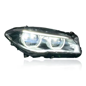SJC Auto pour BMW série 5 F10 F18 phare LED complet 2011-2017 mise à niveau vers Angel Eyes feux de jour accessoires de voiture - Product Image 4