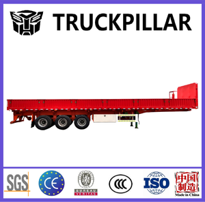 Fábrica China Vende Semirremolque de Carga Pesada de 50 Toneladas, 3 Ejes, Chasis de Acero de Alta Resistencia T700, Precio Económico - Product Image 2