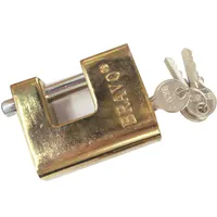 high polished full armored padlock with normal keys