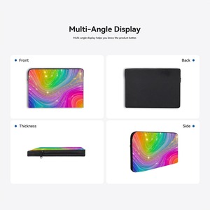 Funda Protectora Moderna <span class=keywords><strong>para</strong></span> Laptop de Poliéster, Funda Protectora Ligera y Portátil <span class=keywords><strong>para</strong></span> iPad, Informal, <span class=keywords><strong>para</strong></span> Laptops de 10 a <span class=keywords><strong>17</strong></span> <span class=keywords><strong>Pulgadas</strong></span>, Pedido Mínimo Uno - Product Image 4