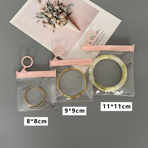 Sacs à fermeture éclair en EVA biodégradable de haute qualité, recyclables, finition givrée, pochettes portables pour boucles d'oreilles, bracelets, colliers - Product Image 5