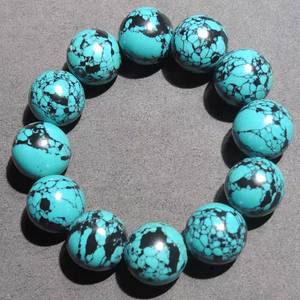 Pulsera de Cuentas Grandes de Turquesa YL con Anillo de Cera de Abeja, Estilo Tang Sancai, Venta al por Mayor en China - Product Image 2