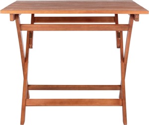 Portable Durable Wood Surface Solid Solid Acacia Wood Foldable Rectangle Picnic <b>Table</b> for Outdoor Patio or Garden Use - Product Image 4