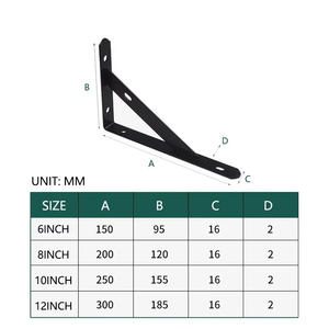 SSR OEM ODM Customizable <b>Cabinet</b> Space Saving Door Furniture Hardware Accessories <b>Wall</b> Mounted Metal Triangle Brackets Plated - Product Image 2