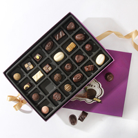 Carton d'emballage recyclable pour chocolat personnalisé Boîte d'emballage alimentaire Boîte cadeau truffe
