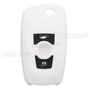 Housse de protection pour clé télécommande en silicone à 3 boutons pour BMW F30 F31 F34 F10 F11 F07 550i 535i 528i X3 - Product Image 2