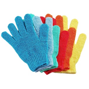 Gant de Bain Exfoliant en Nylon à Cinq Doigts, 13 Couleurs, Durable, pour Éliminer les Cellules Mortes - Product Image 4