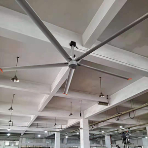 Ventilador Industrial Keystone de 16 pies para Uso en Interiores y Exteriores, Aspas de Aluminio, Alto Volumen, Baja Velocidad, Motor PMSM de 0.75kw para Grandes Fábricas - Product Image 3