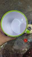 Mug de camping en métal émaillé vert avec logo personnalisé, bouteille isotherme sous vide, isolation thermique, compatible eau bouillante, couvercle à vis, passe au lave-vaisselle