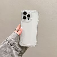 Étui de téléphone en TPU de forme irrégulière de haute qualité pour iPhone 17 16 15 14 Plus 13 12 11 Pro 8 7 avec protecteur de caméra