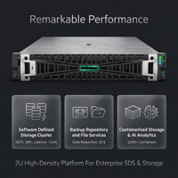 Servidor de Alto Rendimiento HPE ProLiant DL345 Gen11 2U, AMD EPYC 9124, 64 GB de RAM DDR5, PCIe 5.0, Servidor en Rack para Análisis de Big Data