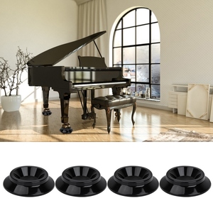 Ensemble de 4 patins ronds en ABS pour pieds de <span class=keywords><strong>piano</strong></span>, accessoires pour <span class=keywords><strong>piano</strong></span> droit - Product Image 3