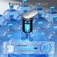 Nouvelle Arrivée 2026 Distributeur d'Eau Électrique Portable 3 Gallons Pompe à Eau Universelle Rechargeable par USB