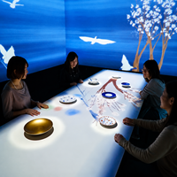Sistema de Restaurante con Proyección Inmersiva Personalizada, Sala de Experiencia Gastronómica Interactiva con Mapeo 3D y Seguimiento de Movimiento