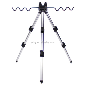 Trépied à pêche télescopique en alliage d'aluminium, <span class=keywords><strong>support</strong></span> pour <span class=keywords><strong>canne</strong></span> à pêche - Product Image 1