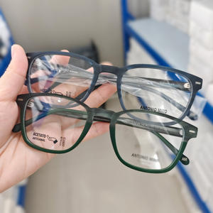 Monturas de anteojos ópticos de acetato de moda mujeres hombres gafas <span class=keywords><strong>lentes</strong></span> ópticas personalizadas diseñador <span class=keywords><strong>descuento</strong></span> barato precio bajo - Product Image 1