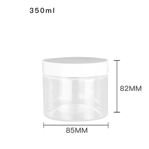 250Ml-1000Ml PET Rỗng Nhựa Jar Nồi Container Thực Phẩm Thủ Công Mỹ Nghệ Rõ Ràng Nắp Có Thể Nạp Lại Lưu Trữ Vít Mặt Rõ Ràng Có Thể Tin Nắp Trắng - Product Image 3