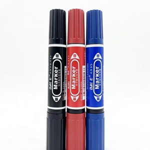 Marcadores Permanentes Jumbo de Doble Punta, de Plástico, en Rojo, Negro y Azul, de Gran Capacidad, para la Escuela, Descuento Limitado, Precio Accesible, 2026 - Product Image 4