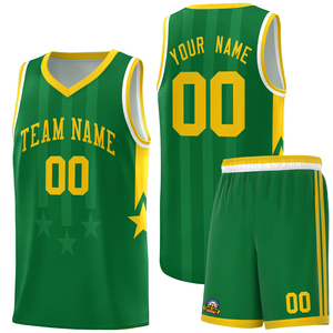 Set Jersey Tim Kustom Grosir Ukuran Besar Tanpa Lengan Seragam Basket Cepat Kering Pakaian Olahraga Kasual Cetak Nama yang Dipersonalisasi - Product Image 5