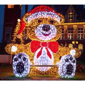 Luces LED Decorativas de Navidad con Diseño de Oso Polar 3D para Exteriores, Directo de Fábrica, IP65, Iluminación Navideña para Interiores, Estilo Cadena - Product Image 2
