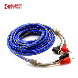 Câble de signal audio pour voiture Cooler 5m Bleu perle Connexion audio-vidéo 2 canaux - Product Image 3