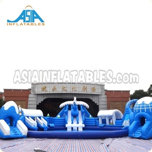 Snow N Ice World-Parque acuático gigante, parque de atracciones inflable, parque de agua inflable, parque temático sobre tierra con piscina inflable grande - Product Image 5