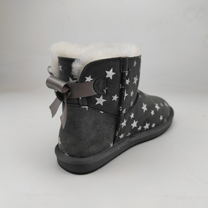 <span class=keywords><strong>Bottes</strong></span> d'hiver pour femmes, <span class=keywords><strong>bottes</strong></span> hautes thermiques couleur marron avec papillon - Product Image 5