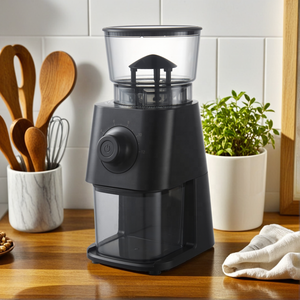 เครื่องบดเมล็ดเอสเปรสโซ่ทรงกรวยสแตนเลสอัตโนมัติขนาด40มม. ใช้ในครัวเรือนไฟฟ้า150วัตต์ - Product Image 4