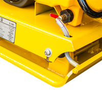   Compacteur à plaques électrique Robin GX160 90 kg, moteur de compactage électrique pour la construction, alimentation diesel et essence
