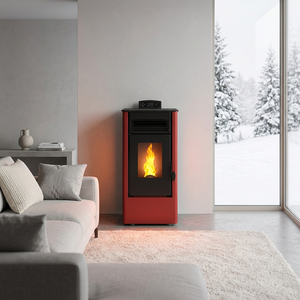 KM0801C poêle à granulés intérieur sans fumée autoportant de style européen moderne wifi estufa a pellet poêle à granulés de <span class=keywords><strong>bois</strong></span> à vendre - Product Image 1